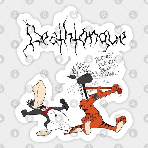 Black Metal Opus Sticker by knightwatchpublishing